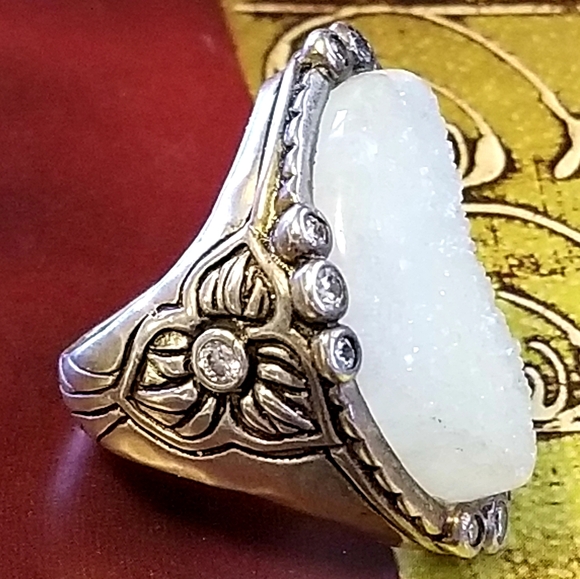 Silpada Sterling Silver & Druzy Ring - Picture 10 of 11